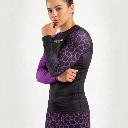 RASHGUARD STAR FEMME VIOLET