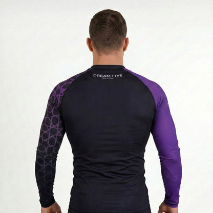 RASHGUARD STAR HOMME VIOLET