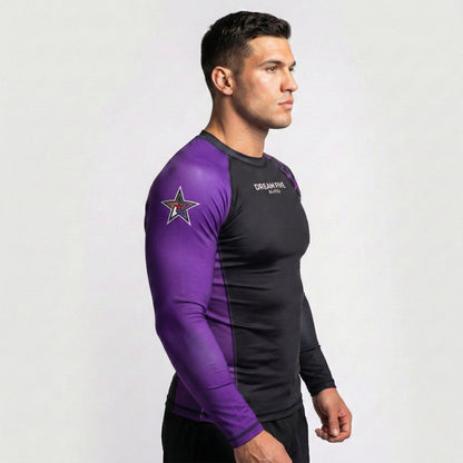 RASHGUARD STAR HOMME VIOLET