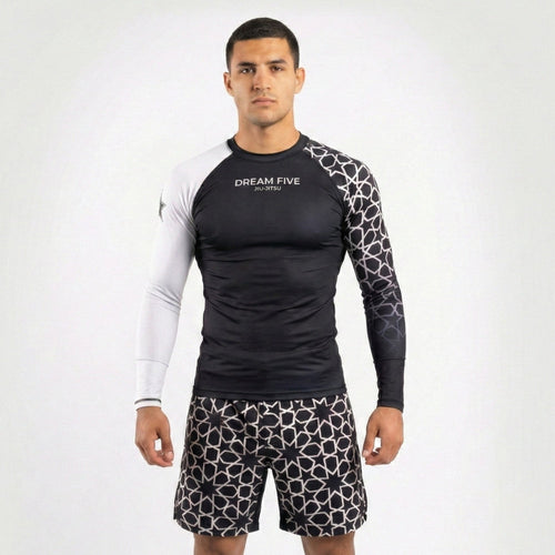 RASHGUARD STAR HOMME BLANC