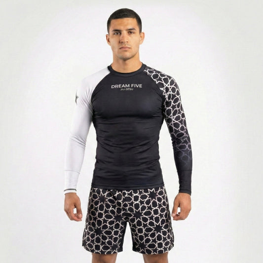 RASHGUARD STAR HOMME BLANC