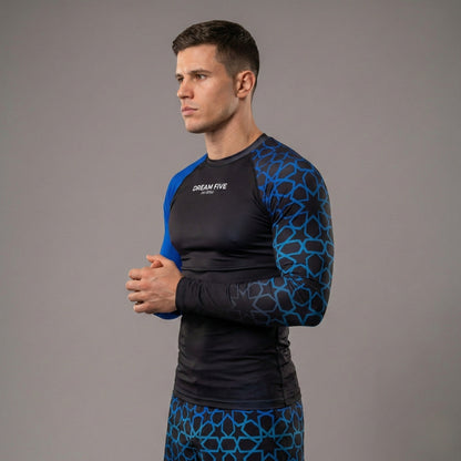RASHGUARD STAR HOMME BLEU