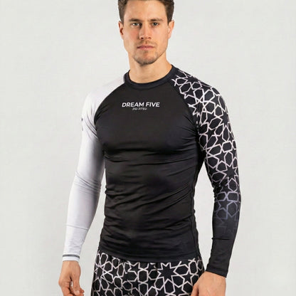 RASHGUARD STAR HOMME BLANC