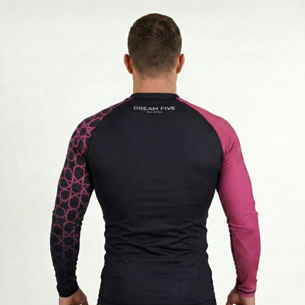 RASHGUARD STAR HOMME ROSE