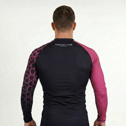 RASHGUARD STAR HOMME ROSE