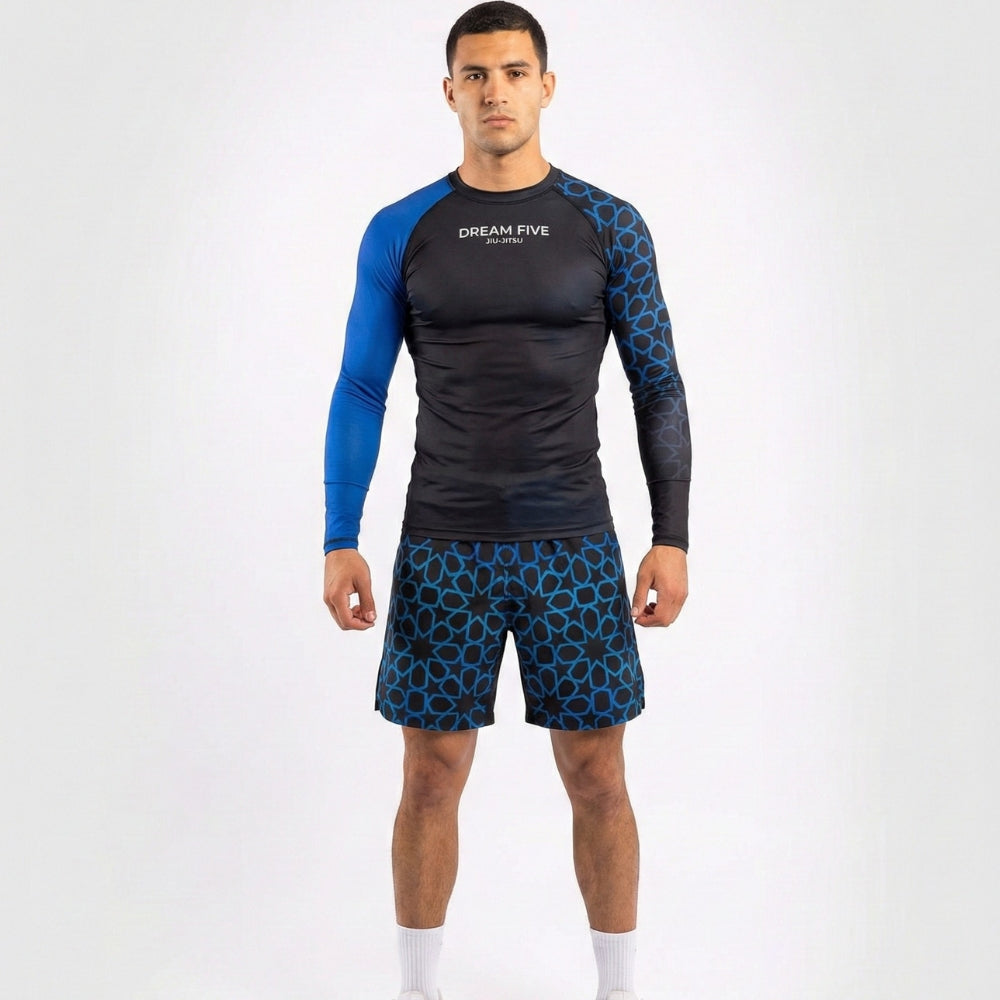 RASHGUARD STAR HOMME BLEU