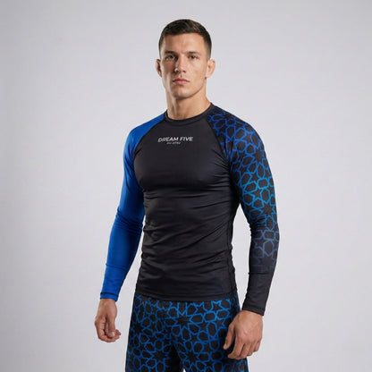RASHGUARD STAR HOMME BLEU